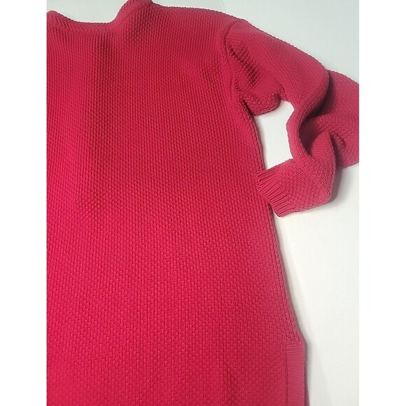 Vintage Stefano International Red Chunky Knit Christmas Sweater Sz M - Picture 10 of 10